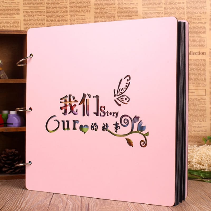[TOYOU SHOP M03] ALBUM FOTO 29*29 | SCRAPBOOK | ABUM SCRAPBOOK KAYU| ALBUM FOTO DIY