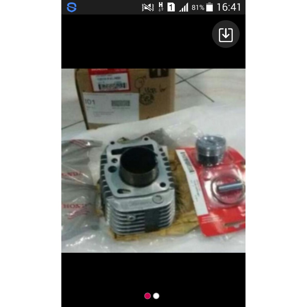 BLOCK SEHER RING SEHER PISTON KHARISMA SUPRA X 125 ORIGINAL AHM Berkualitas