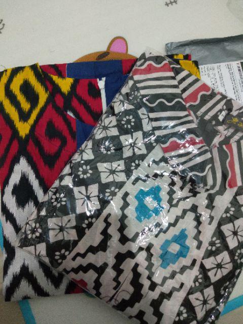 Tunik Toraja Songket Zipper Depan Batik Busui Friendly Tunic Muslim Kerja Kantoran Seragaman