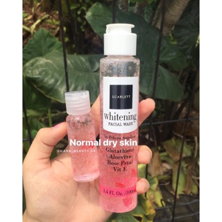 SCARLETT WHITENING FACIAL WASH SHARE IN SCARLETT SABUN  
