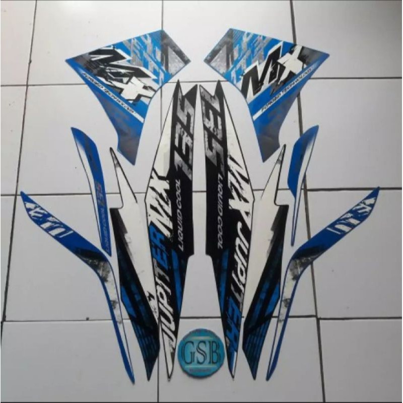 Striping sticker Lis motor Jupiter MX New 2014 135cc