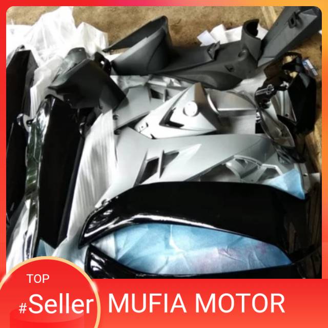 Full body vega r new, silver hitam