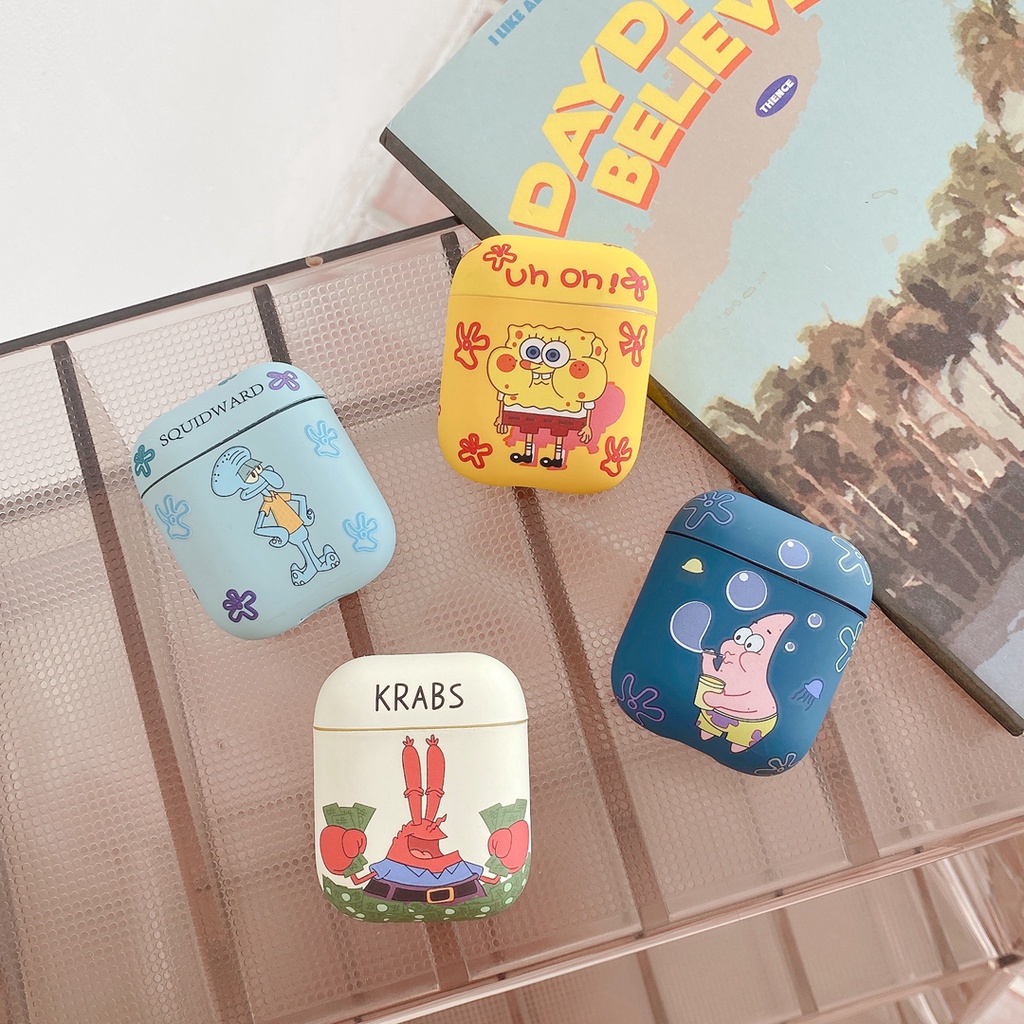 matte cartoon airpods Pro case protective sleeve airpods 1/2 case airpods soft shell anti-fall Earphone sleeve