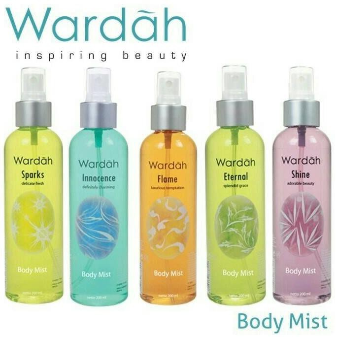 Wardah Body Mist - Innocence Eternal Flame Shine Sparks Parfum