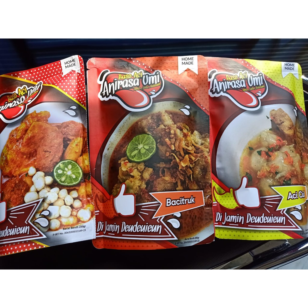 

Bakso Aci Kemasan Instan isi 20 Bungkus - Anirasa Umi