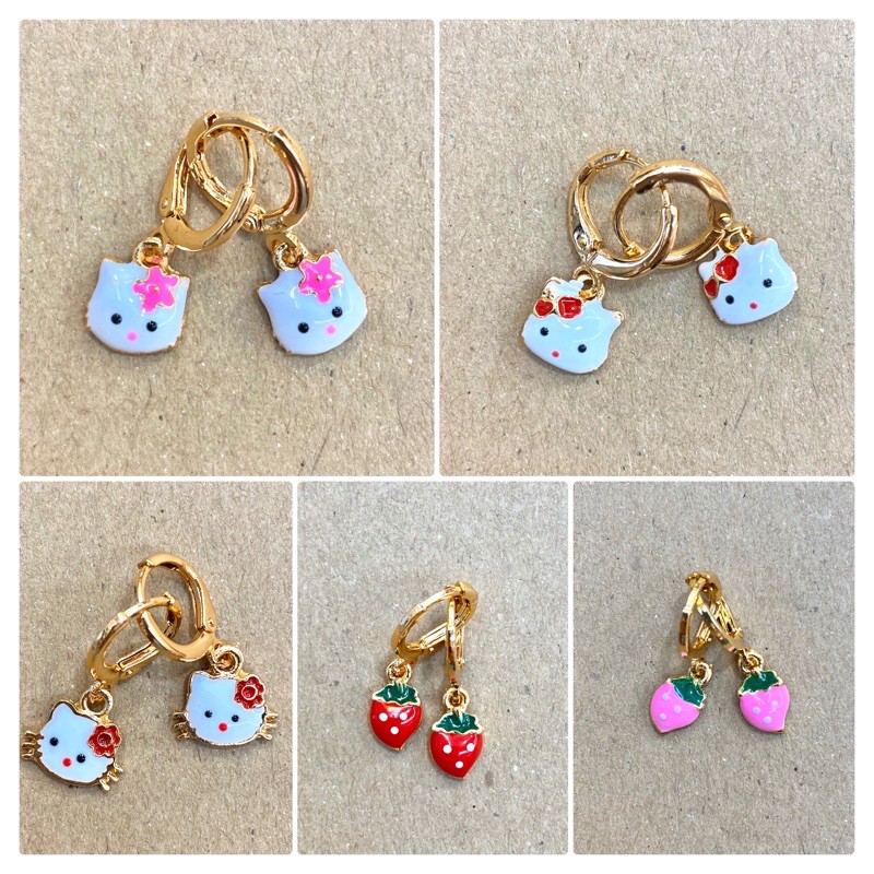 Anting hello kitty anak suping