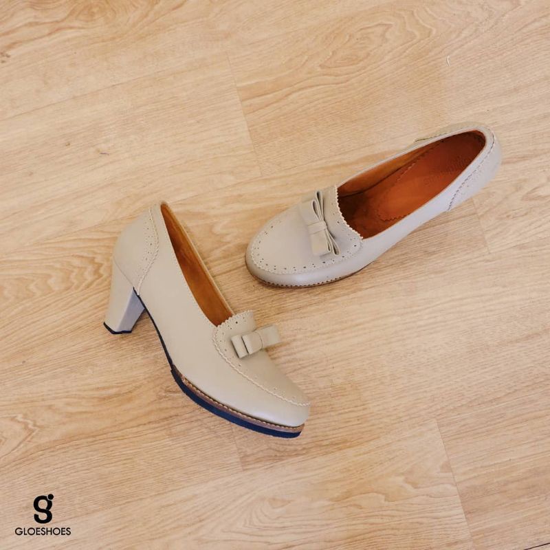 Lesha Heels- Sepatu Heels Kulit Asli- Gloeshoes Leather