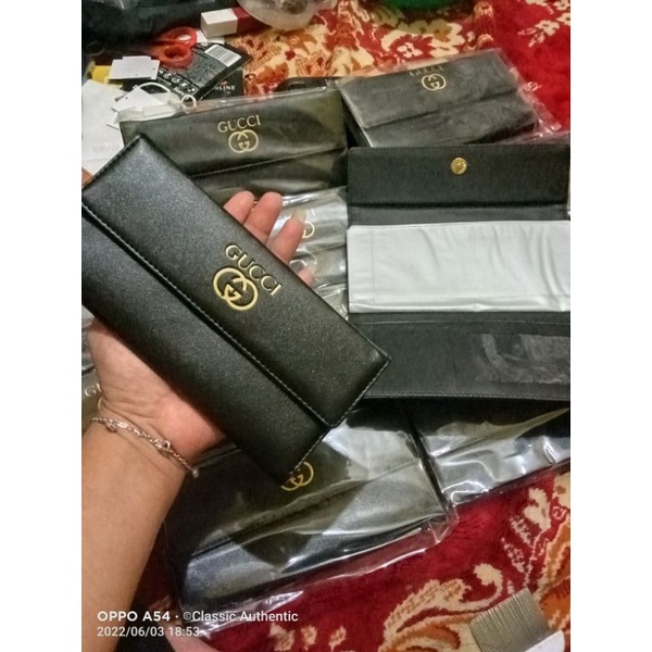 Dompet Disiplin Keuangan Dompet Organizer Dompet kartu Dompet Panjang Wanita Wallet Organizer Mengatur Keuangan Bulanan Original Classic Authentic