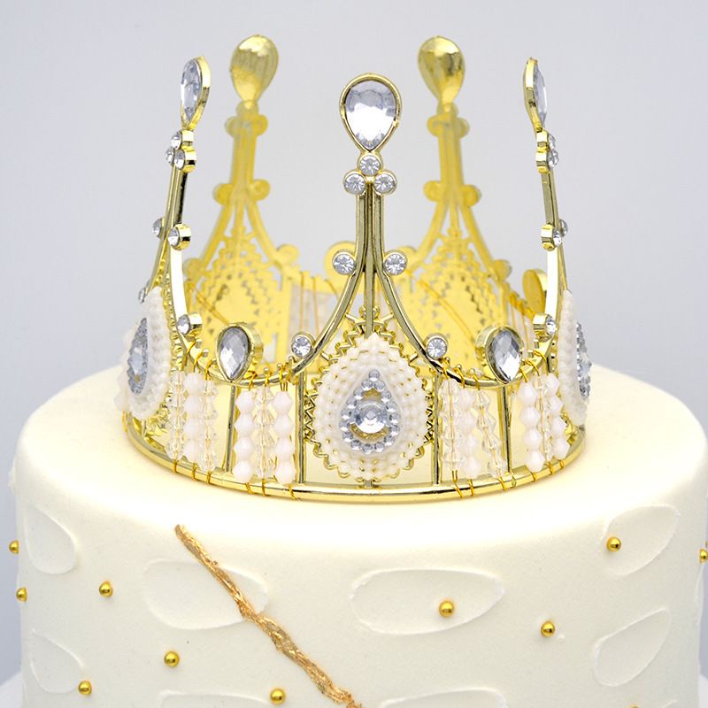 Topper Kue Mahkota Ratu/Topper Kue Bentuk Mahkota Princess/Crown Birthday Cake Decoration