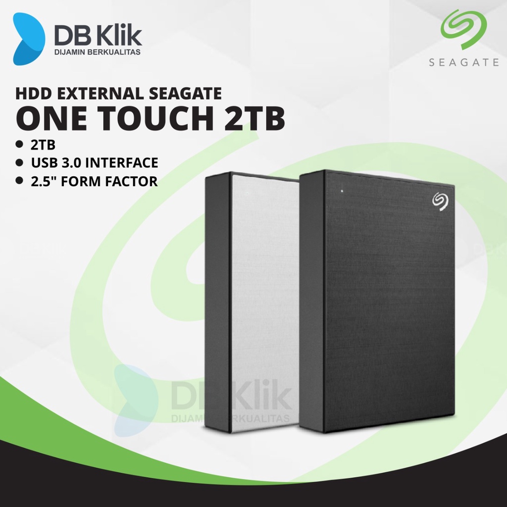 Harddisk External SEAGATE One Touch 2TB USB3.0 2.5&quot;- HDD One Touch 2TB