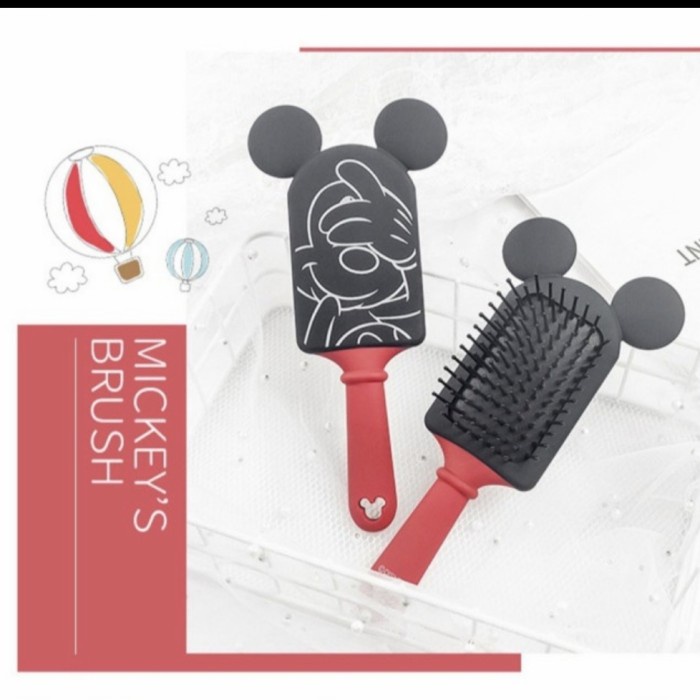 SISIR Sikat MICKEY MOUSE PREMIUM Hair Comb Sisir Anti Rontok