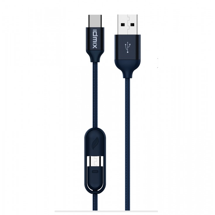 IDMIX DL05MC Micro USB - Type C Data Charging Cable 1.2m