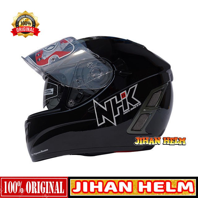 HELM / NHK / HELM NHK / HELM FULL FACE NHK TERMINATOR BLACK TERMURAH