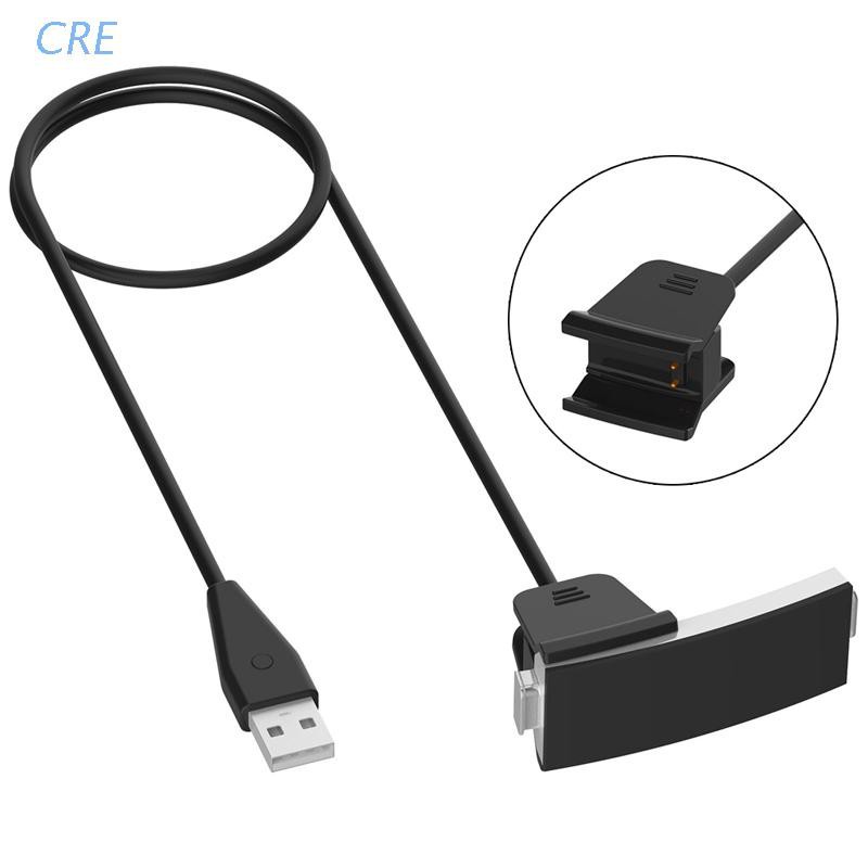 Cre Kabel Charger Usb Pengganti Dengan Tombol Reset Panjang 1m Untuk Fitbit Alta Hr