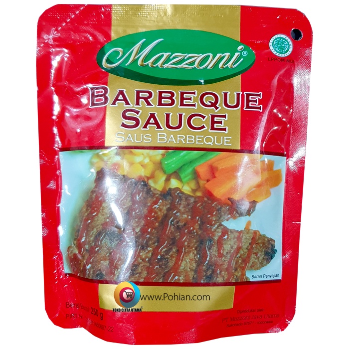 

MAZZONI BLACKPEPPER & BARBEQUE SAUCE 250GR