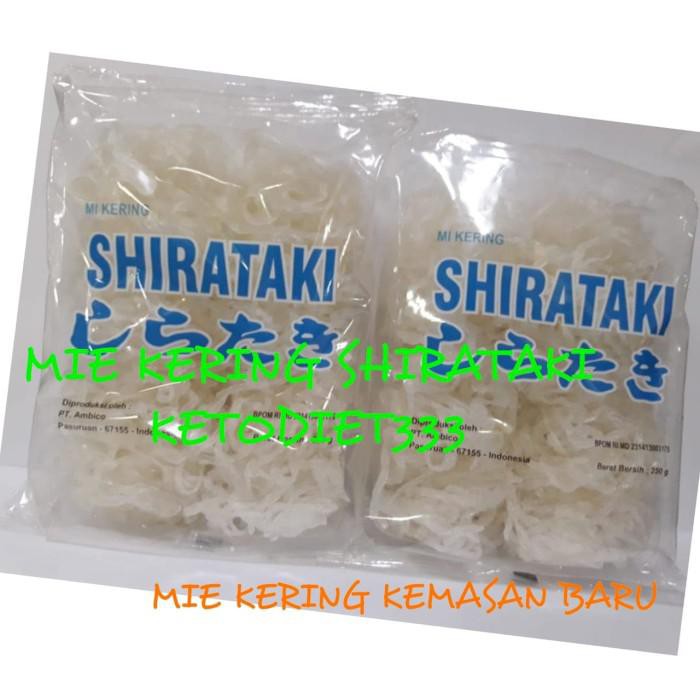 

Low Carbs Dry Shirataki 250Gr Mie Shirataki Kering