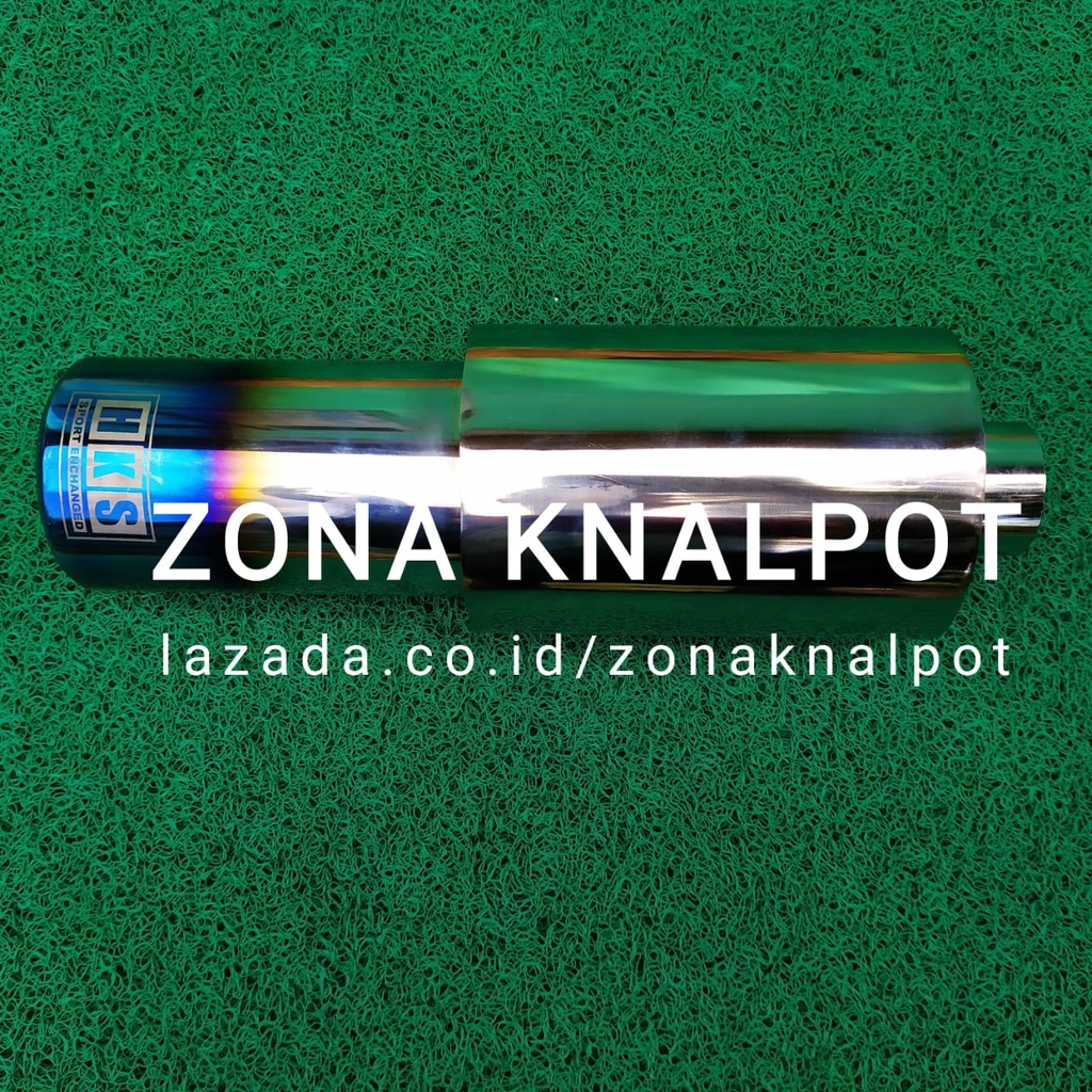 KNALPOT MOBIL RACING HKS GRONEL BIRU material STAINLESS avanza xenia jazz pickup brio yaris vios cit