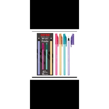 

Pulpen Joyko Frodo BP-251 0.7mm (1 Lusin)