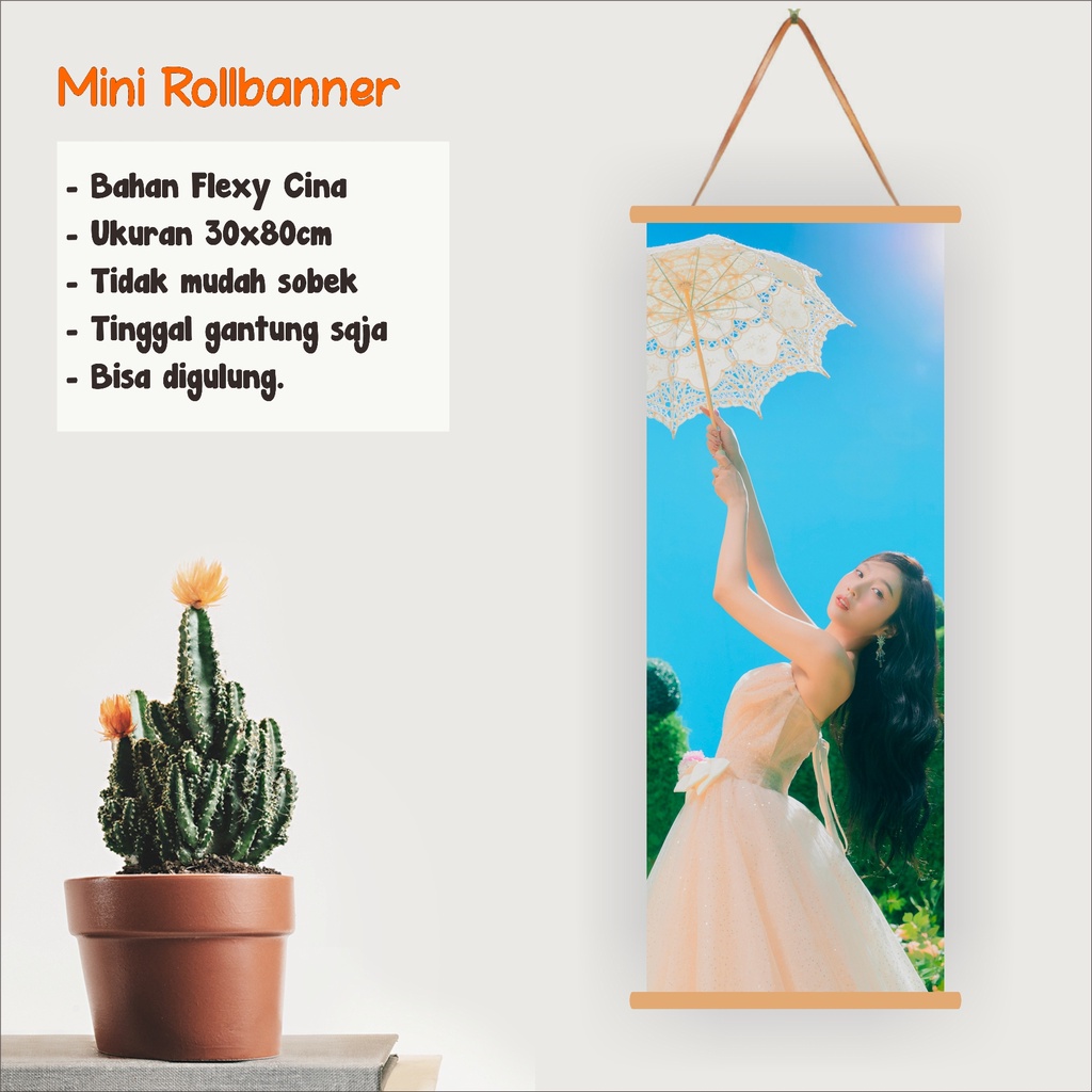 MINI ROLL BANNER RED VELVET JOY
