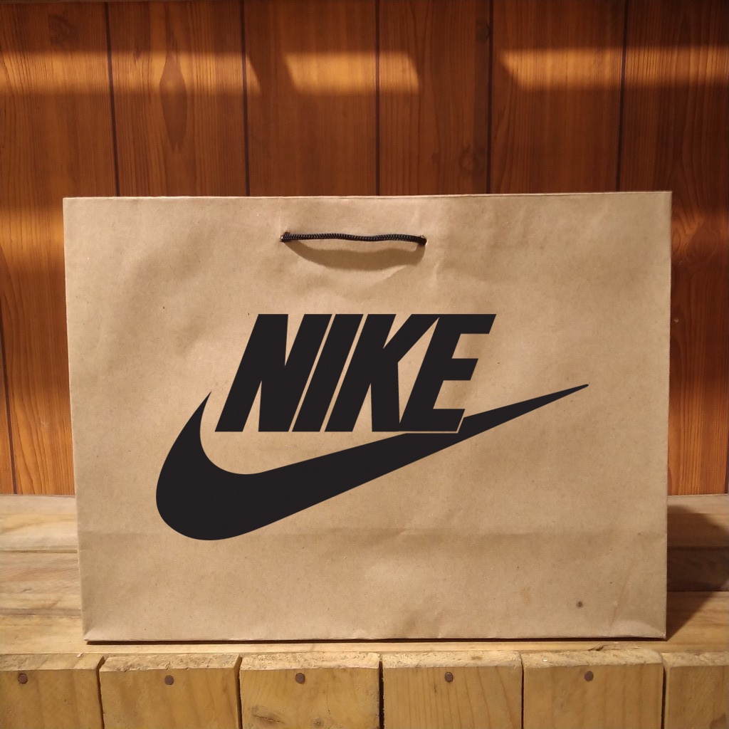 Shopping Bags Paper Bag Material Kraft Paper Nike Premium Original