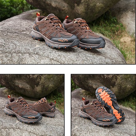 Sepatu Gunung Snta 434 Brown Orange - Sepatu Hiking/Camping/Adventure