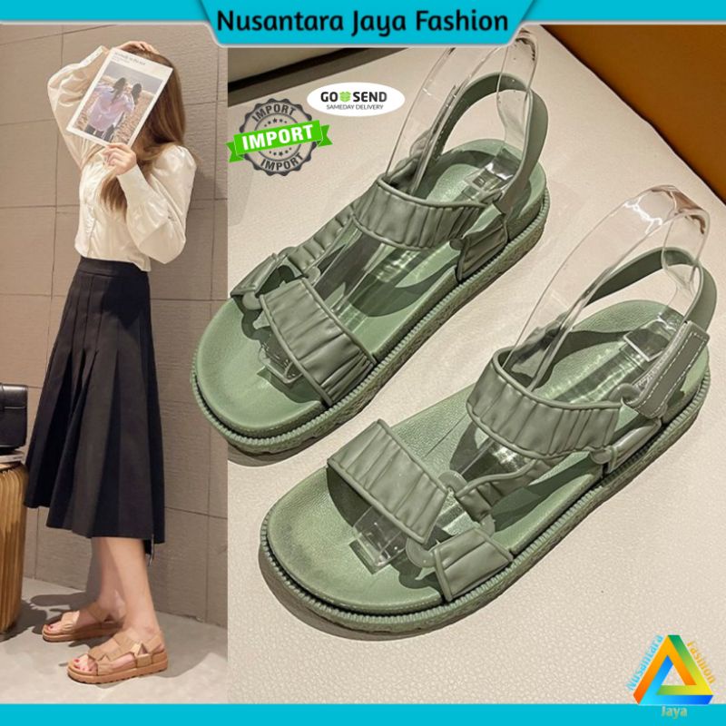 TERLARIS Sandal Gunung Jelly Wanita Kekinian Import 8868 VRLNSN