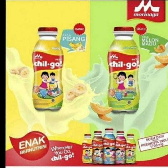 

Chil go Pisang, dan Melon madu 36 x 140ml