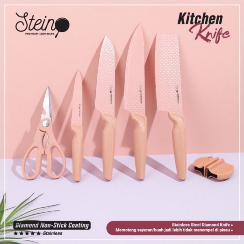 Stein Steincookware Knife set pisau set 6 in 1