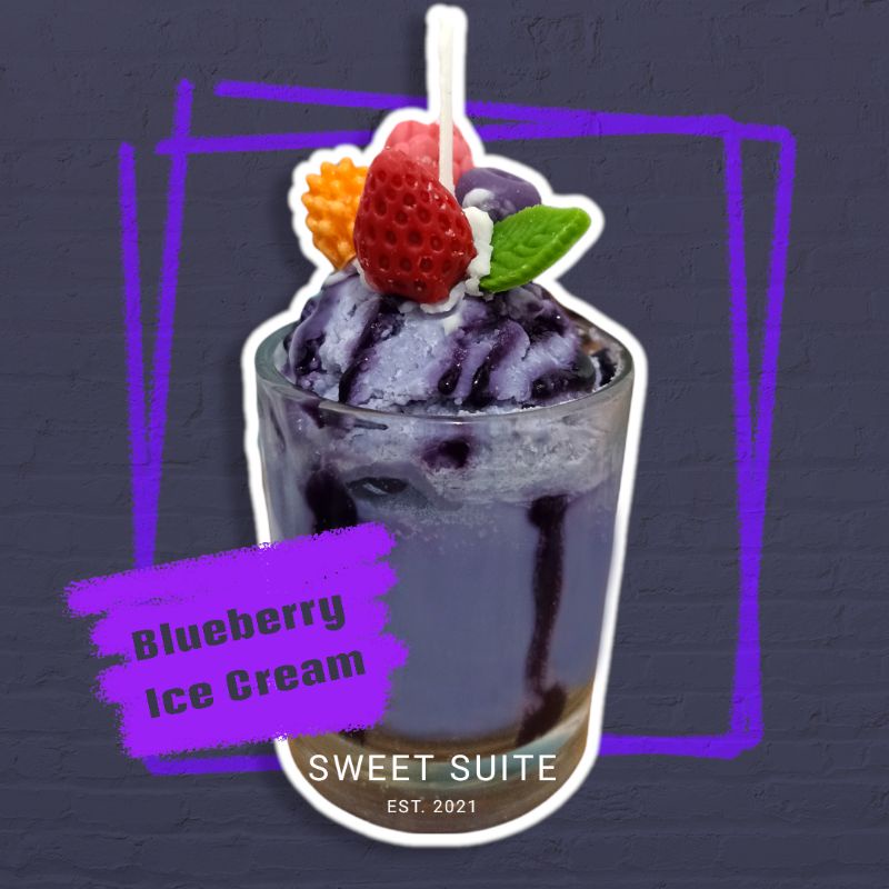 Blueberry Ice Cream Scented Candle