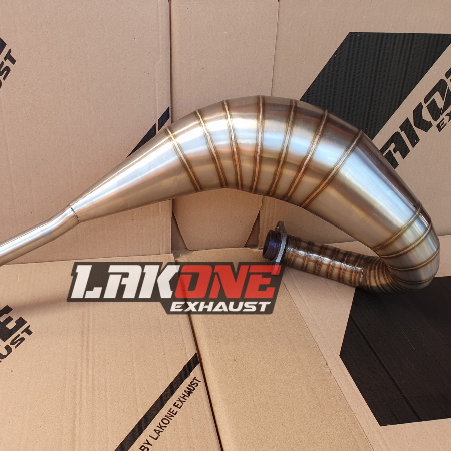 KNALPOT GEMBUNG LEHERAN YT115 YT 115 MODEL TRAIL MODEL UDANG kualitas baikkkk
