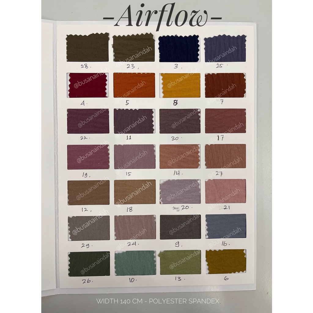 KAIN AIR FLOW PS ( POLYESTER SPANDEX )