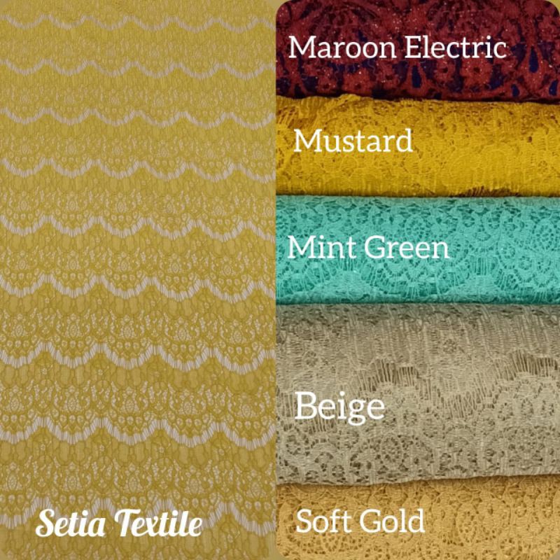 (SetiaTextile) Brukat Renda