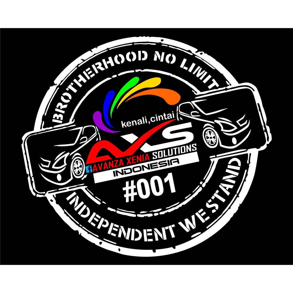 sticker mobil axs avanza xenia terbaru
