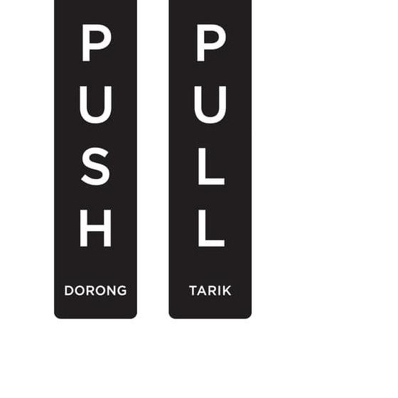 

✽ Push Pull Dorong Tarik | Sign Board DT 02 | Sign Label Akrilik ♦