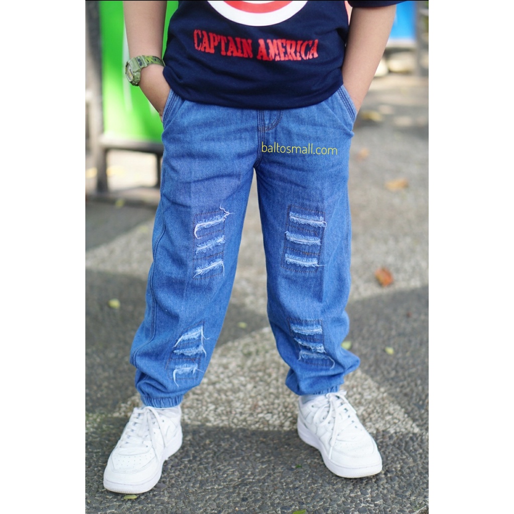 STJRP - Premium Setelan jogger ripped anak dan kaos distro karakter 1-8 tahun Part 1-2