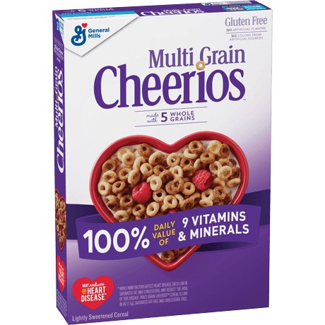 

GENERAL MILL MULTI GRAIN CHEERIOS 9 OZ 255GR