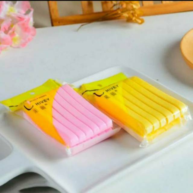 12pcs!!!Sponge Facial Spons Kentang Spons Wajah Sponge Stick Batang 12pcs