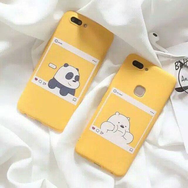 [S21] Soft Case Tpu Bears For Oppo Vivo Samsung Xiaomi Realme Iphone