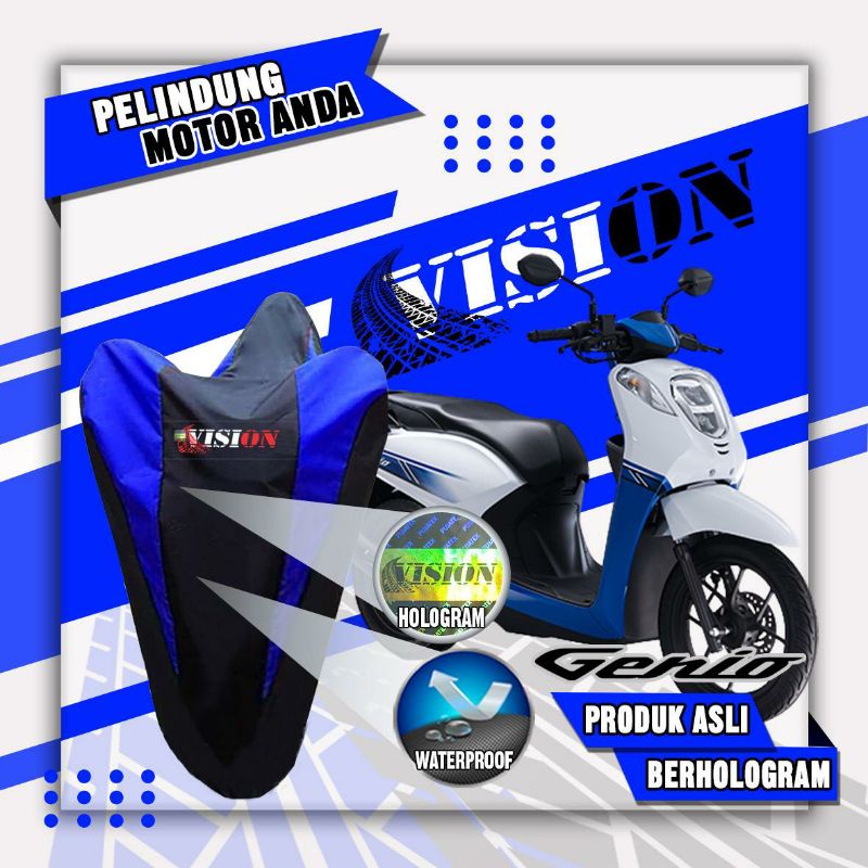 Sarung Motor Honda Genio 2022 Cover Motor Genio 2022 Tutup Motor Honda Genio CBS 2022 Selimut Motor Honda Genio 2022 Mantel Motor Genio 2022 Waterproof