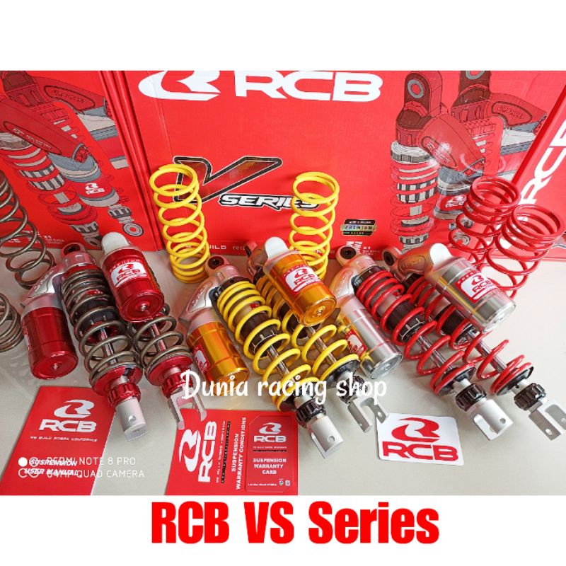 Shock RCB VS Series Nmax New Nmax Old PCX ADV AEROX 155 New AEROX CONNECTED Klik Rebond 305MM 330MM Shock RCB VS Premium Black Series Original RCB