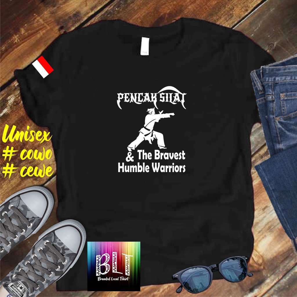 Cod/Kaos PENCAK SILAT THE BRAVEST&amp;HUMBLE WARRIORS BENDERA/Kaos Terlaris Kualitas Terjamin Kaos Pria Distro Hits2022/Kaos Murah Kaos Cotton 30s Kaos katun/Kaos Bergambar Kaos Distro Kaos Pria Dan Wanita Kaos Kata2 Lucu Kaos Viral/Kaos Promo/Best Seller