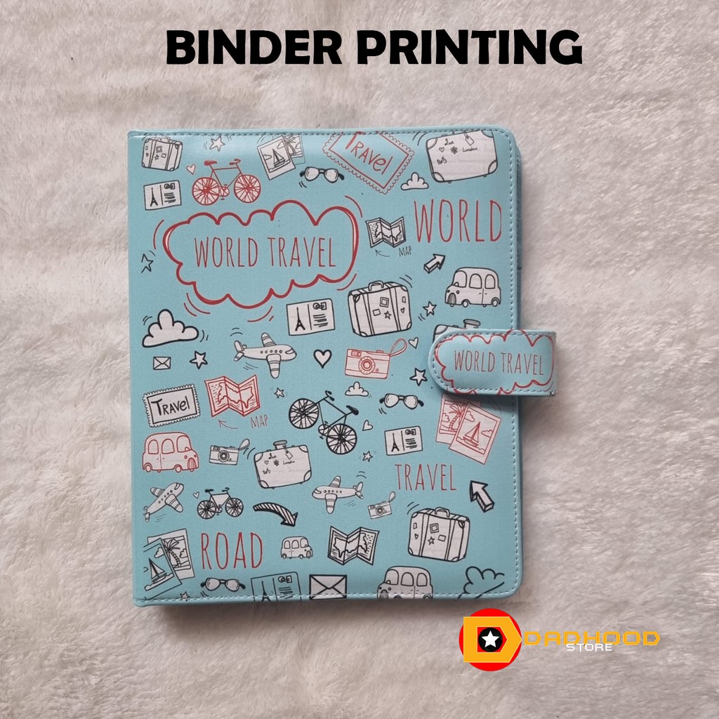 

BINDER PRINTING MOTIP TRAVEL WORLD A5 & B5