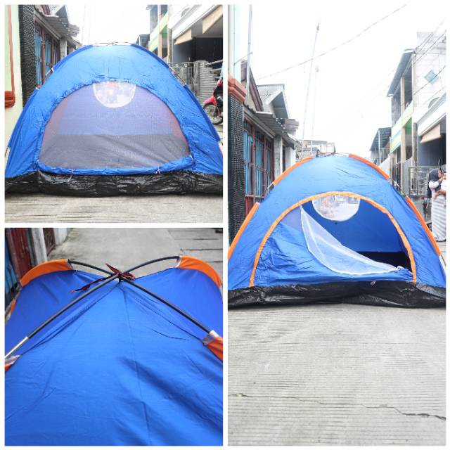 Tenda Camping 6 Orang` Anak Dan Dewasa 6P 7P` Outdoor Dome Tent Indoor Kemah