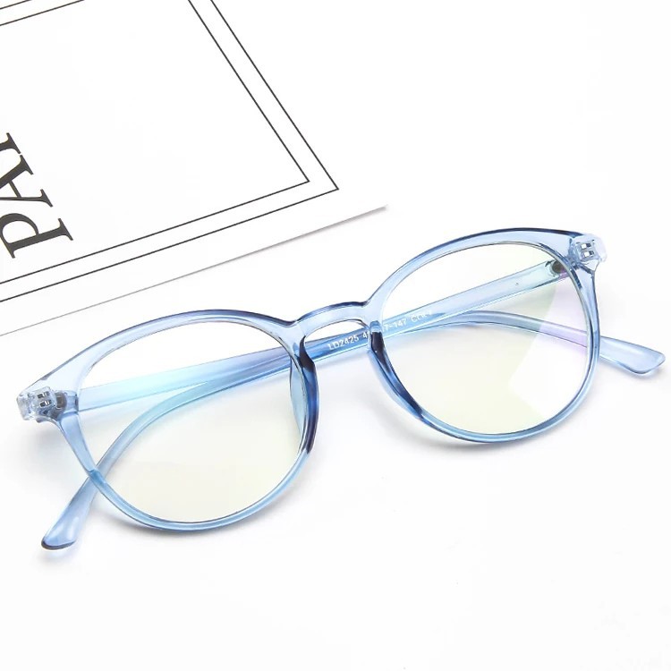 UNIKO.ID - ANTI RADIASI KACAMATA WANITA PRIA FASHION FRAME SUNGLASSES TRANSPARAN WARNA EY002-6