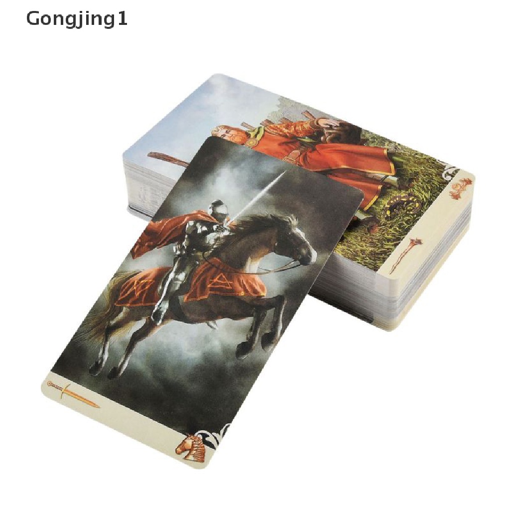Gongjing1 78pcs Kartu Tarot Untuk Permainan Keluarga