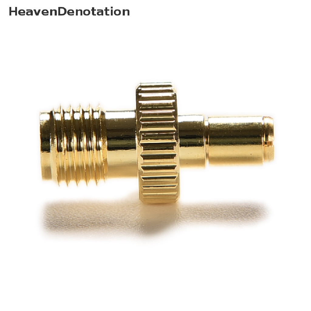 1 Pc Adapter Ts9 Male Plug Ke Sma Female Jack Rf Konektor Lurus Lapis Emas