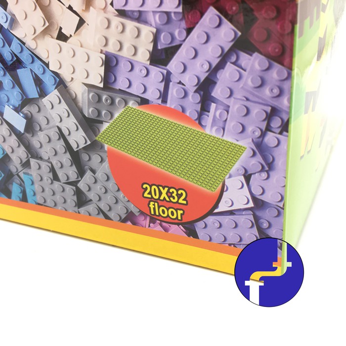 Base Anak BASEPLATE 699008 Panlos Block 625 Klasik - Plate Designer Lego Pcs Mainan