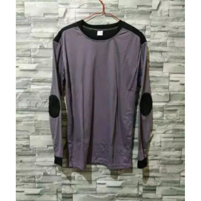 KAOS LENGAN PANJANG COKLAT DEKER