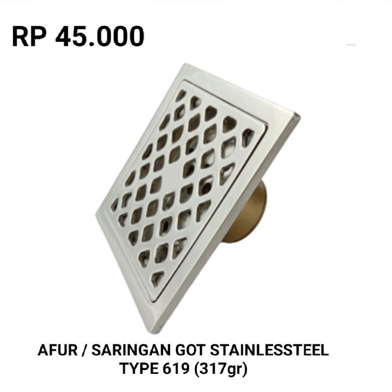 AFUR LANTAI / SARINGAN GOT 4&quot; STAINLESTEEL HIGH QUALITY PRODUCT