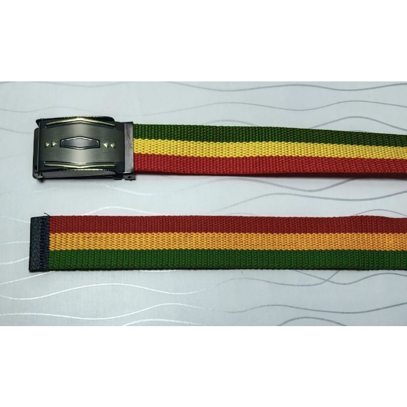 Ikat pinggang rasta/Ikat pinggang regge/Ikat pinggang kanvas/Ikat pinggang jepit/Ikat pinggang katun